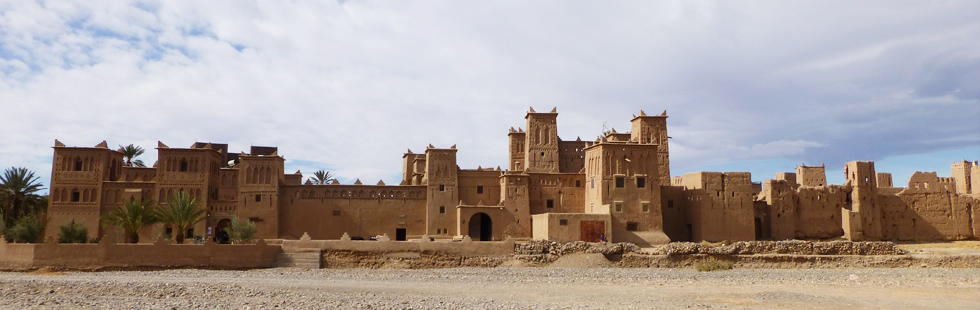 Kashbah en el desierto de Marruecos